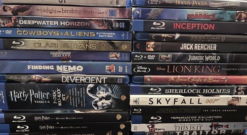Huge blu ray - dvd, sale